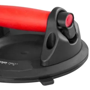 Držiak skla Strend Pro, prísavný, 1-kupolový, s manometrom, 20 cm, max. 150 kg