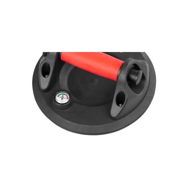 Držiak skla Strend Pro, prísavný, 1-kupolový, s manometrom, 20 cm, max. 150 kg