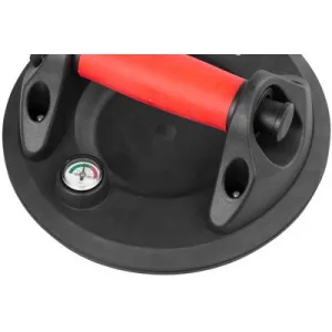 Držiak skla Strend Pro, prísavný, 1-kupolový, s manometrom, 20 cm, max. 150 kg