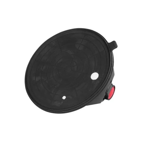 Držiak skla Strend Pro, prísavný, 1-kupolový, s manometrom, 20 cm, max. 150 kg