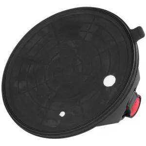 Držiak skla Strend Pro, prísavný, 1-kupolový, s manometrom, 20 cm, max. 150 kg