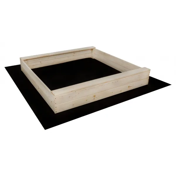 Profitent Drevené pieskovisko s lavičkami 120x120