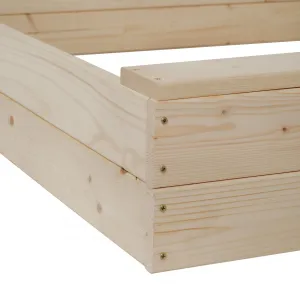 Profitent Drevené pieskovisko s lavičkami 120x120
