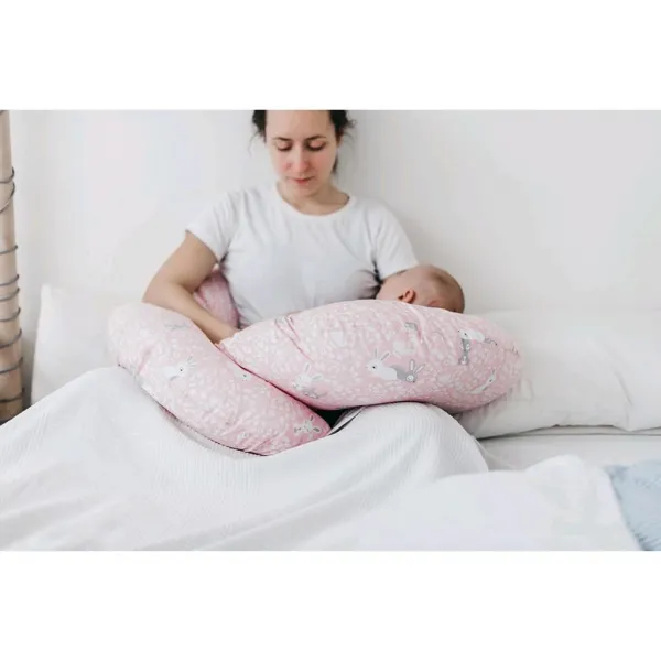 Univerzálny dojčiaci vankúš v tvare C New Baby cappuccino 285 x16