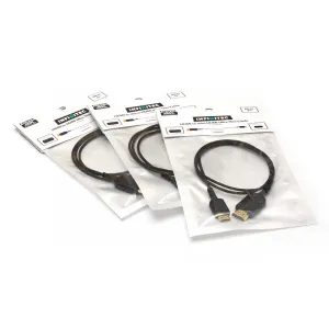 Infinitec HDMI TO MICRO-HDMI ultra tenký flexibilný 4K kábel, 80 cm 13130