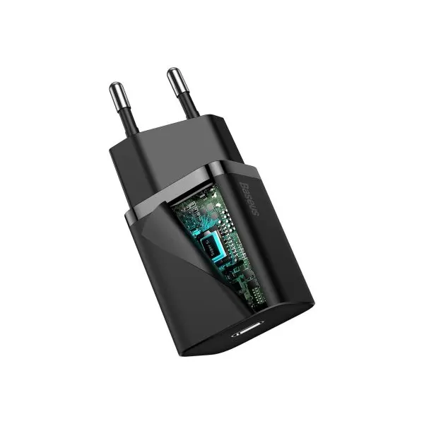 Baseus Super Si Quick Charger 1C 20W - čierna