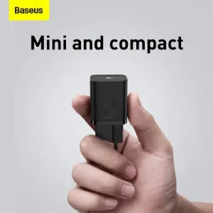 Baseus Super Si Quick Charger 1C 20W - čierna