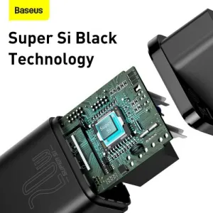 Baseus Super Si Quick Charger 1C 20W - čierna