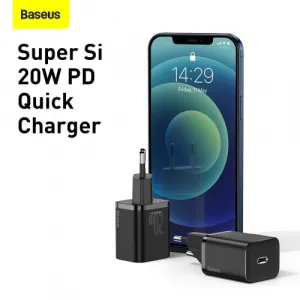 Baseus Super Si Quick Charger 1C 20W - čierna