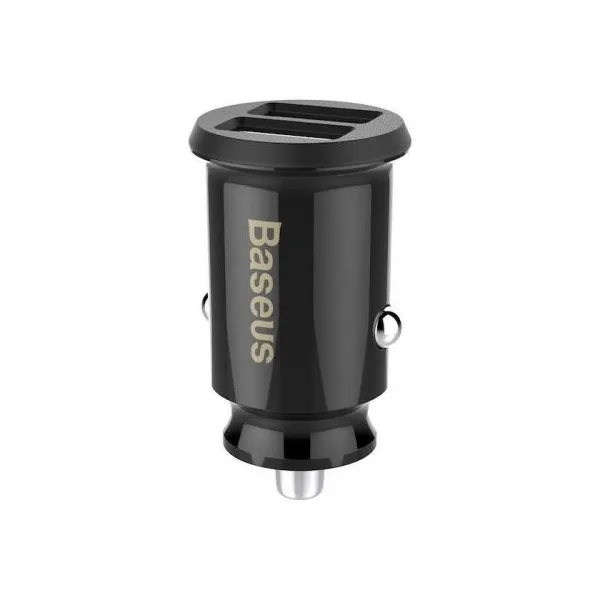 Baseus Grain 2x USB 5V 3,1A nabíjačka do auta (čierna) 016534