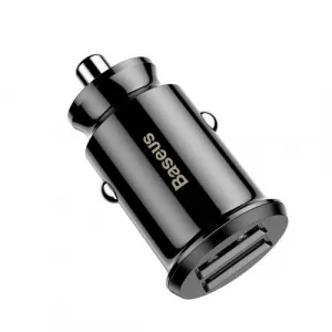 Baseus Grain 2x USB 5V 3,1A nabíjačka do auta (čierna) 016534