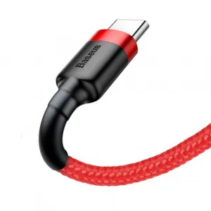 Baseus CATKLF-U09 Kábel Typ - C 3m, Červený