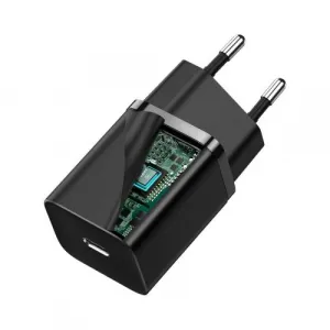 Baseus Super Si Quick Charger 1C 30W nástenná nabíjačka (čierna) 027581
