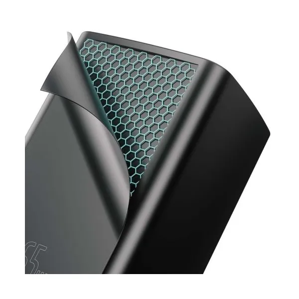 Baseus GaN2 Lite nástenná nabíjačka, USB + USB-C, 65 W, EÚ (čierna) 026517