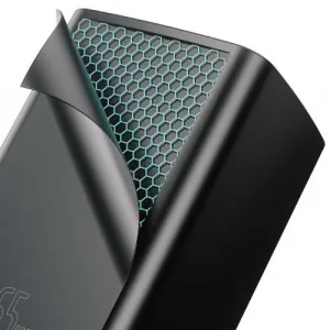 Baseus GaN2 Lite nástenná nabíjačka, USB + USB-C, 65 W, EÚ (čierna) 026517