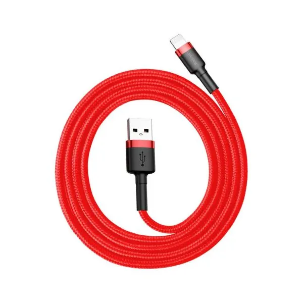 Baseus Cafule 2,4A 1m Lightning USB kábel (červený) 015822