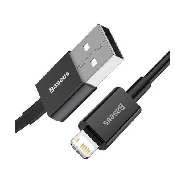 Kábel USB-Lightning Baseus Superior Series, 2,4 A, 2 m (čierny) 026621