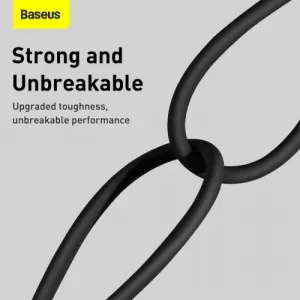Kábel USB-Lightning Baseus Superior Series, 2,4 A, 2 m (čierny) 026621