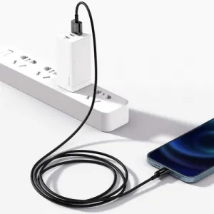 Kábel USB-Lightning Baseus Superior Series, 2,4 A, 2 m (čierny) 026621