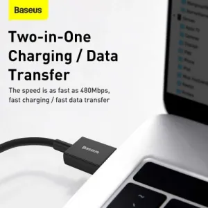 Kábel USB-Lightning Baseus Superior Series, 2,4 A, 2 m (čierny) 026621