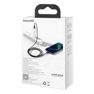 Kábel USB-Lightning Baseus Superior Series, 2,4 A, 2 m (čierny) 026621