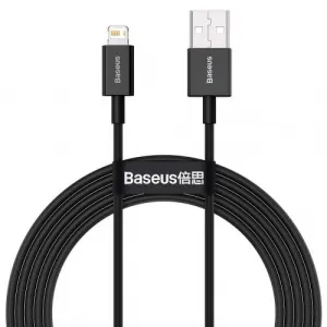 Kábel USB-Lightning Baseus Superior Series, 2,4 A, 2 m (čierny) 026621