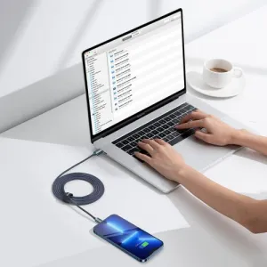Baseus Crystal Shine Series USB-C/Lightning 20W 2m nabíjací/dátový kábel, čierny