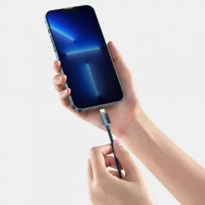 Baseus Crystal Shine Series USB-C/Lightning 20W 2m nabíjací/dátový kábel, čierny
