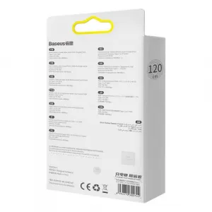 Kábel USB-C do Lightning Baseus Crystal, 20W, 1,2m (niebieski) 030328