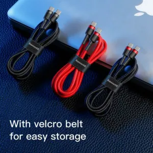 Nabíjací/dátový kábel Baseus Cafule Series USB-C na USB-C PD2.0 60W Flash 2m, sivo-čierna