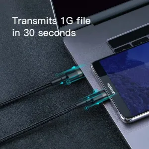 Nabíjací/dátový kábel Baseus Cafule Series USB-C na USB-C PD2.0 60W Flash 2m, sivo-čierna