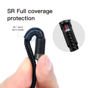 Nabíjací/dátový kábel Baseus Cafule Series USB-C na USB-C PD2.0 60W Flash 2m, sivo-čierna