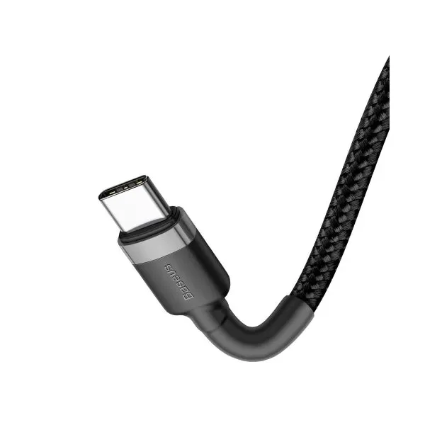 Nabíjací/dátový kábel Baseus Cafule Series USB-C na USB-C PD2.0 60W Flash 2m, sivo-čierna