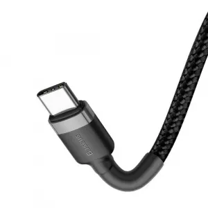 Nabíjací/dátový kábel Baseus Cafule Series USB-C na USB-C PD2.0 60W Flash 2m, sivo-čierna