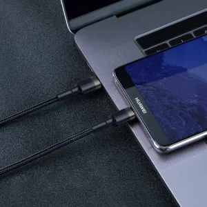 Nabíjací/dátový kábel Baseus Cafule Series USB-C na USB-C PD2.0 60W Flash 2m, sivo-čierna