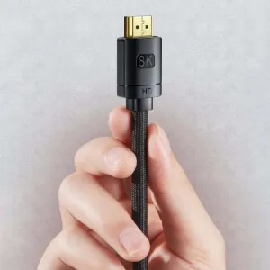 Kábel HDMI na HDMI Baseus s vysokým rozlíšením 1,5 m, 8K (čierny) 036271