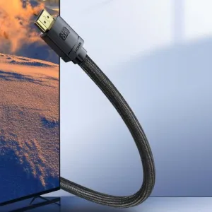 Kábel HDMI na HDMI Baseus s vysokým rozlíšením 1,5 m, 8K (čierny) 036271