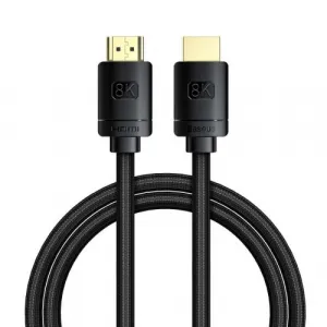Kábel HDMI na HDMI Baseus s vysokým rozlíšením 1,5 m, 8K (čierny) 036271
