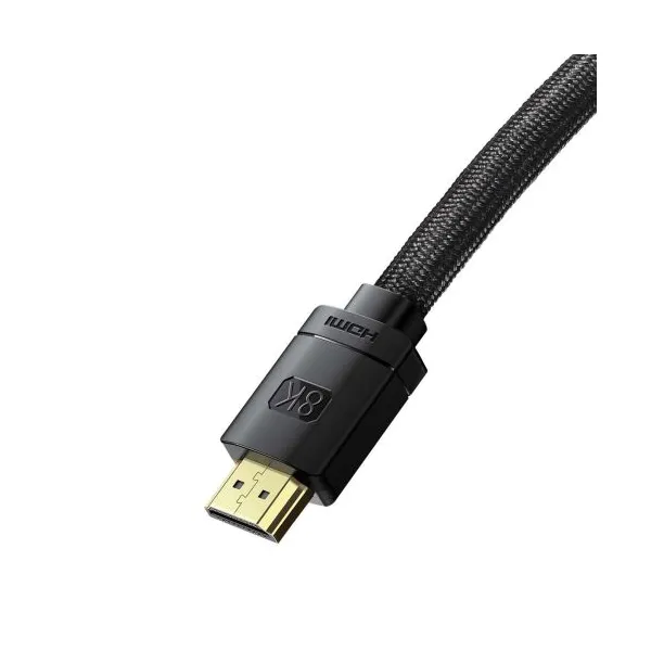 Kábel HDMI na HDMI Baseus s vysokým rozlíšením 1,5 m, 8K (čierny) 036271