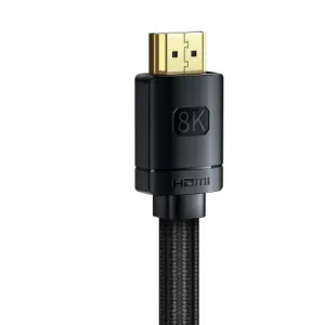 Kábel HDMI na HDMI Baseus s vysokým rozlíšením 1,5 m, 8K (čierny) 036271