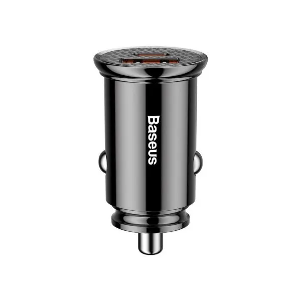 Baseus Circular PD QC4.0+ 5A 30W autonabíjačka (čierna) 017491