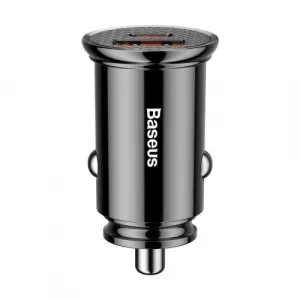 Baseus Circular PD QC4.0+ 5A 30W autonabíjačka (čierna) 017491