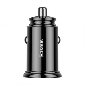 Baseus Circular PD QC4.0+ 5A 30W autonabíjačka (čierna) 017491