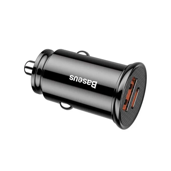 Baseus Circular PD QC4.0+ 5A 30W autonabíjačka (čierna) 017491