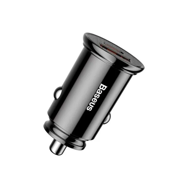 Baseus Circular PD QC4.0+ 5A 30W autonabíjačka (čierna) 017491