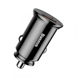 Baseus Circular PD QC4.0+ 5A 30W autonabíjačka (čierna) 017491