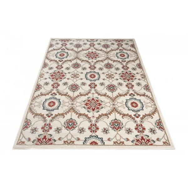 DECOREUM Koberec L747A DUBAI biela Rozmery (v): 60x100