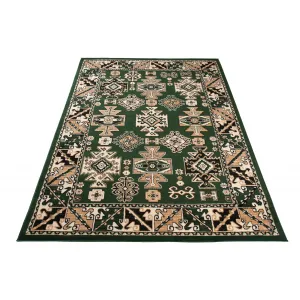 DECOREUM Koberec EUFRAT C645A zelený Rozmery: 80x150