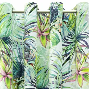 ArtFir Záves ROMMY K | biela/zelená 140 x 250 cm