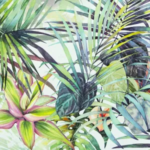 ArtFir Záves ROMMY K | biela/zelená 140 x 250 cm